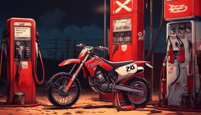 2 stroke dirt bike fuel