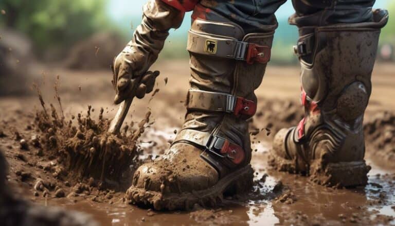 cleaning dirt bike boots