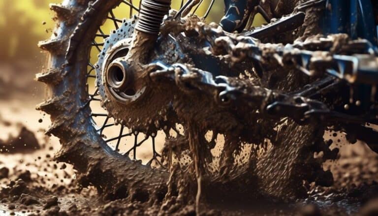 cleaning dirt bike chain