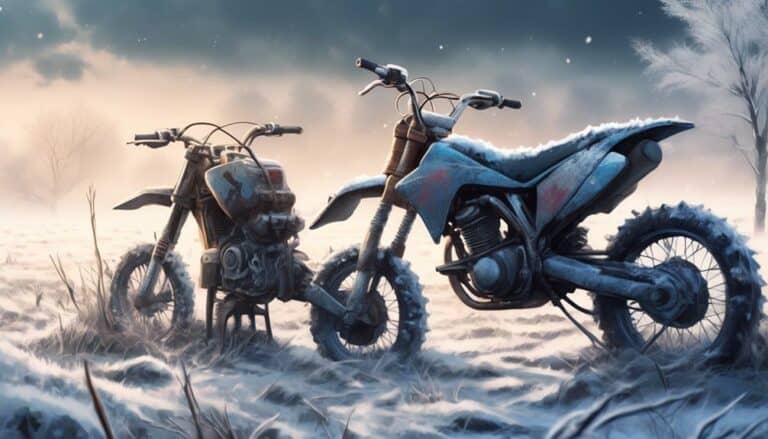 cold weather dirt bike