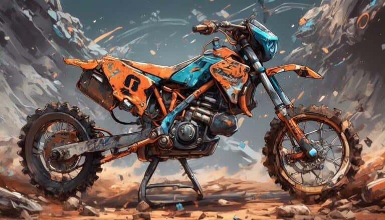 creating a virtual dirt bike