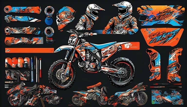 creating custom dirt bike graphics