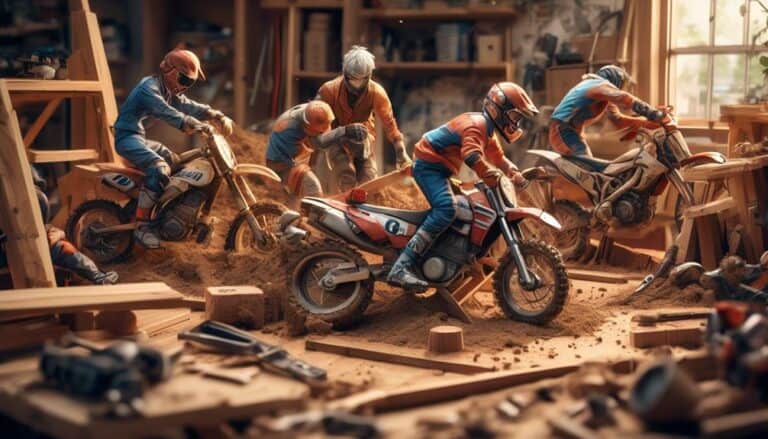 creating dirt bike ramps