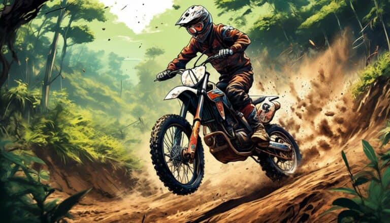 difficulty of riding dirt bikes