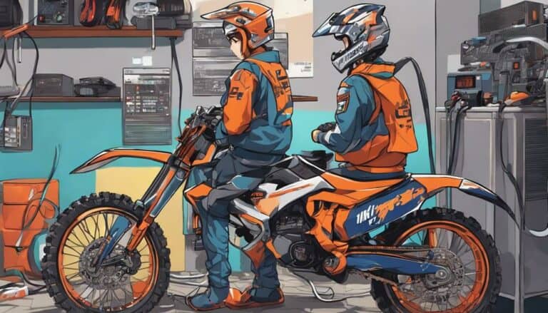 dirt bike battery charging