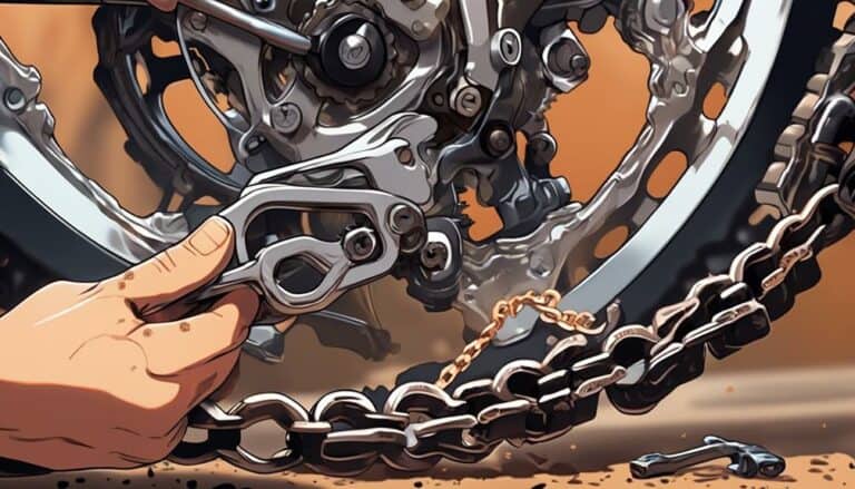 dirt bike chain adjustment