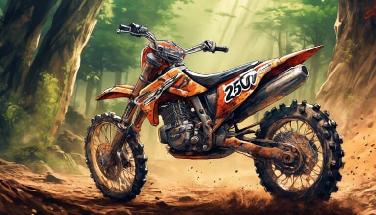 explanation of 250cc dirt bike