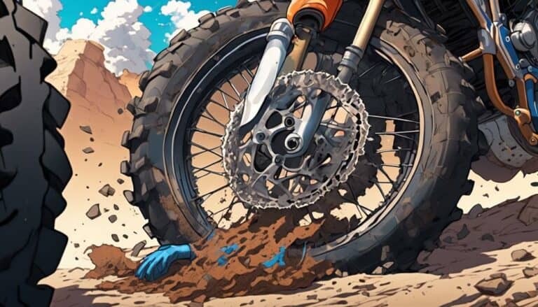 installing a dirt bike tire