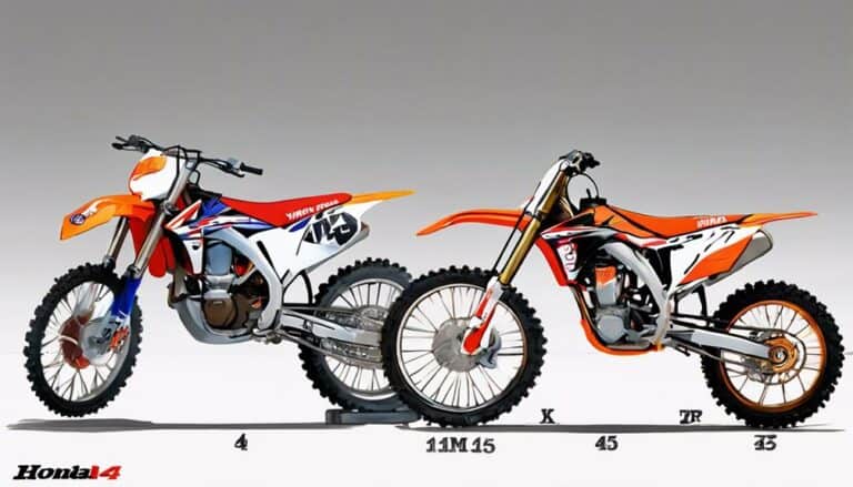 lightest 450cc dirt bike