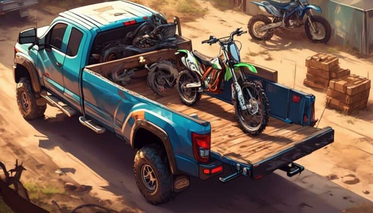 loading a dirt bike