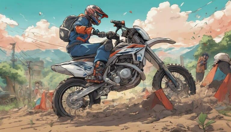 loading dirt bike safely