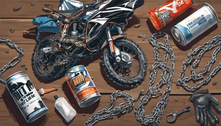 maintaining dirt bike chain