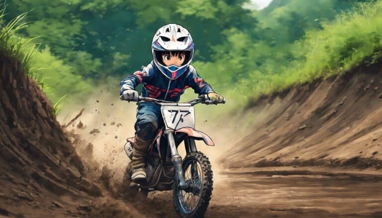 minimum age for dirt biking in the uk