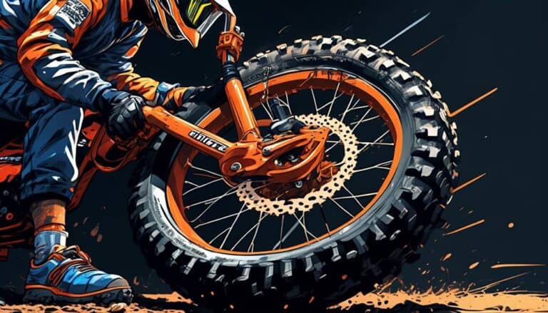 mounting a dirt bike tire