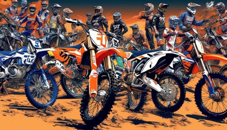 number of dirt bike brands