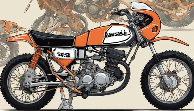 number of gears in 1978 80cc kawasaki dirt bike