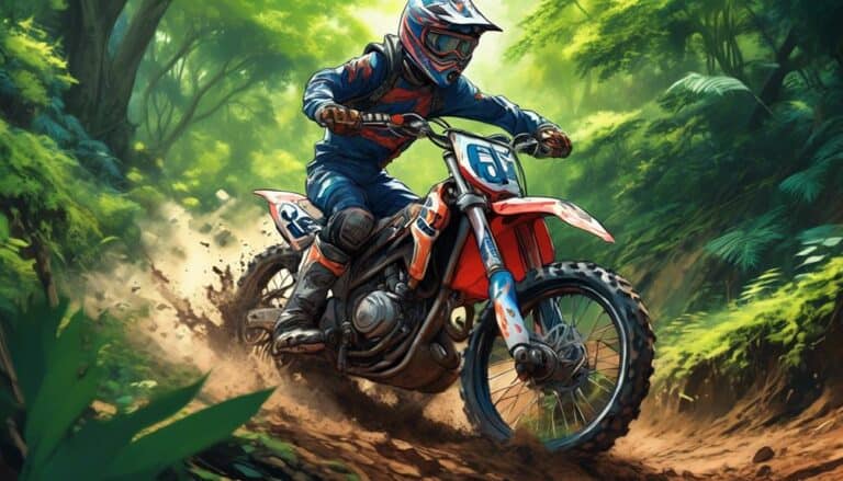 single track dirt biking