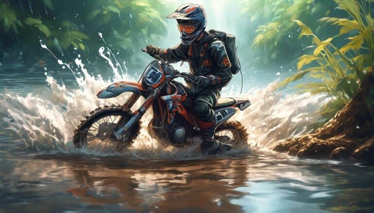 starting a flooded dirt bike