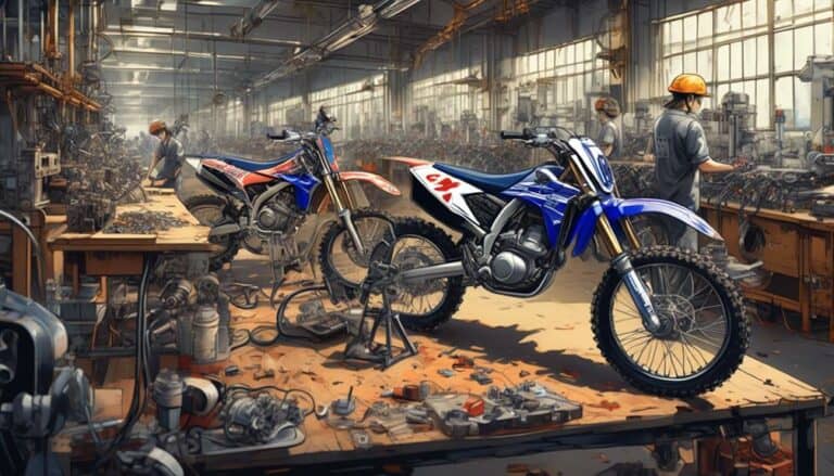 yamaha dirt bikes manufacturing